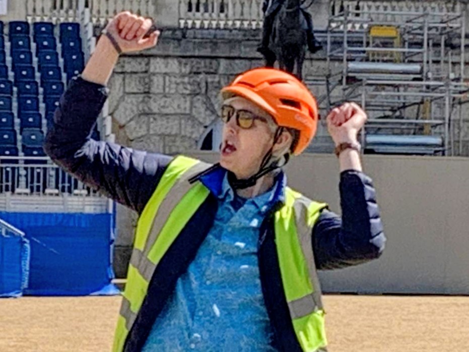 Dom being enthusiastic