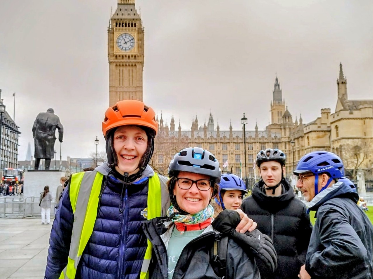 Big Ben and Dom with a group