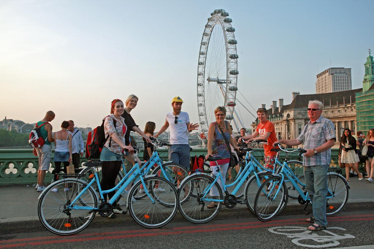 London Fahrrad Ausflug auf Deutsch