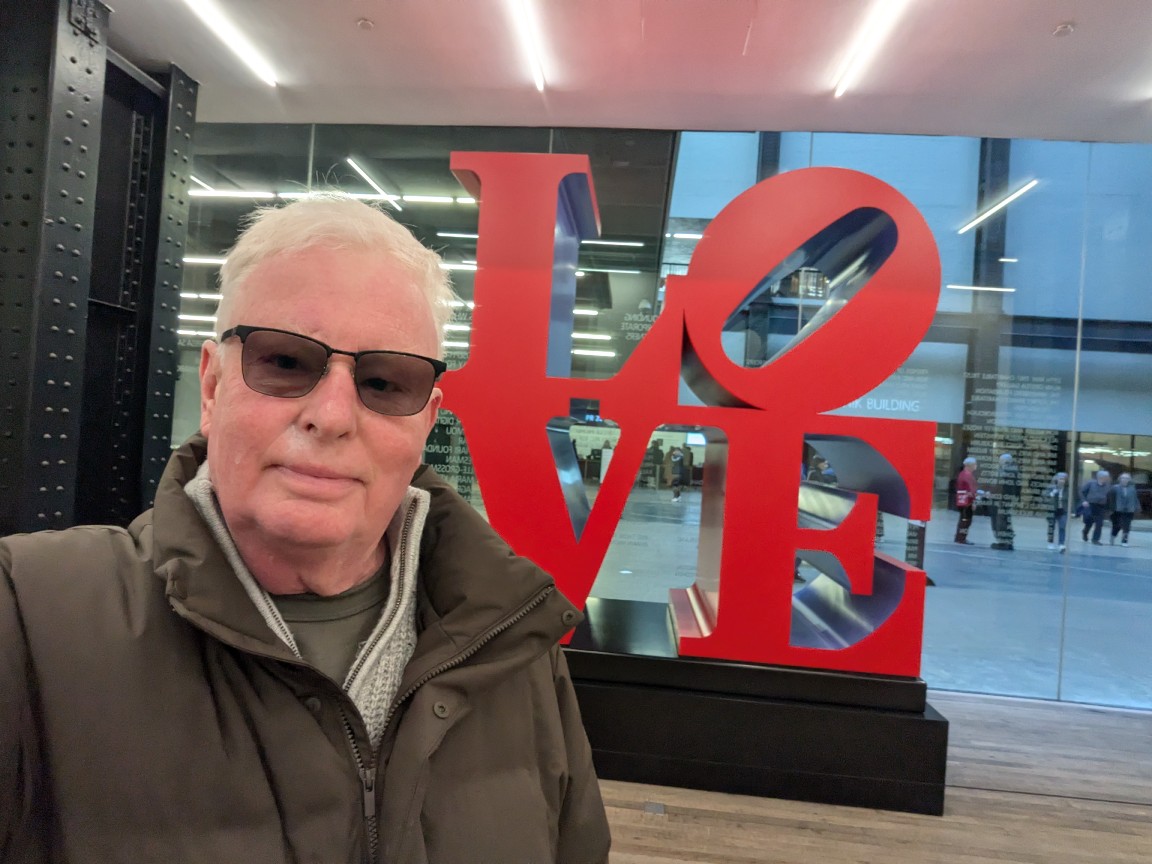 Rob in the Tate modern