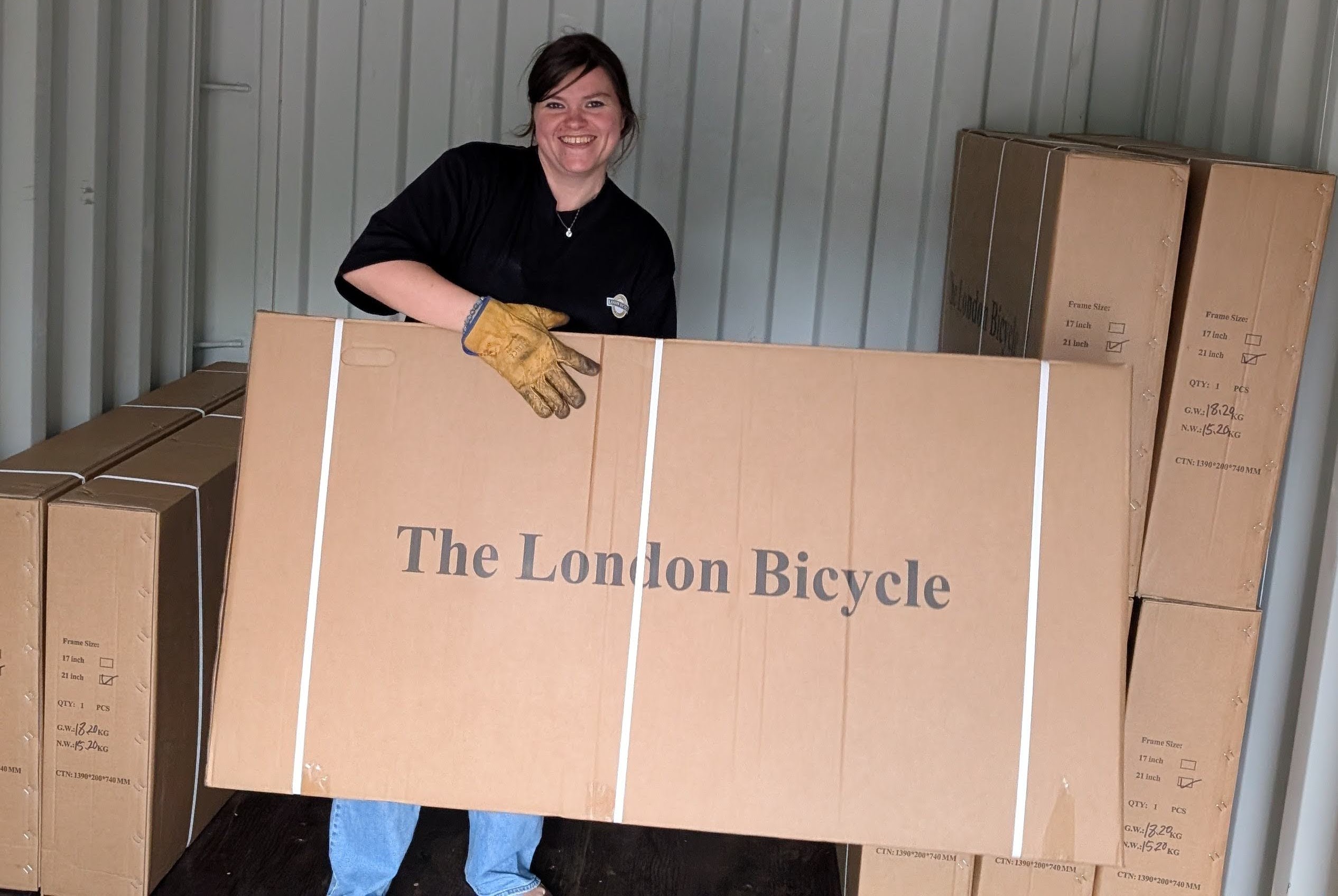 Our new bikes in a box