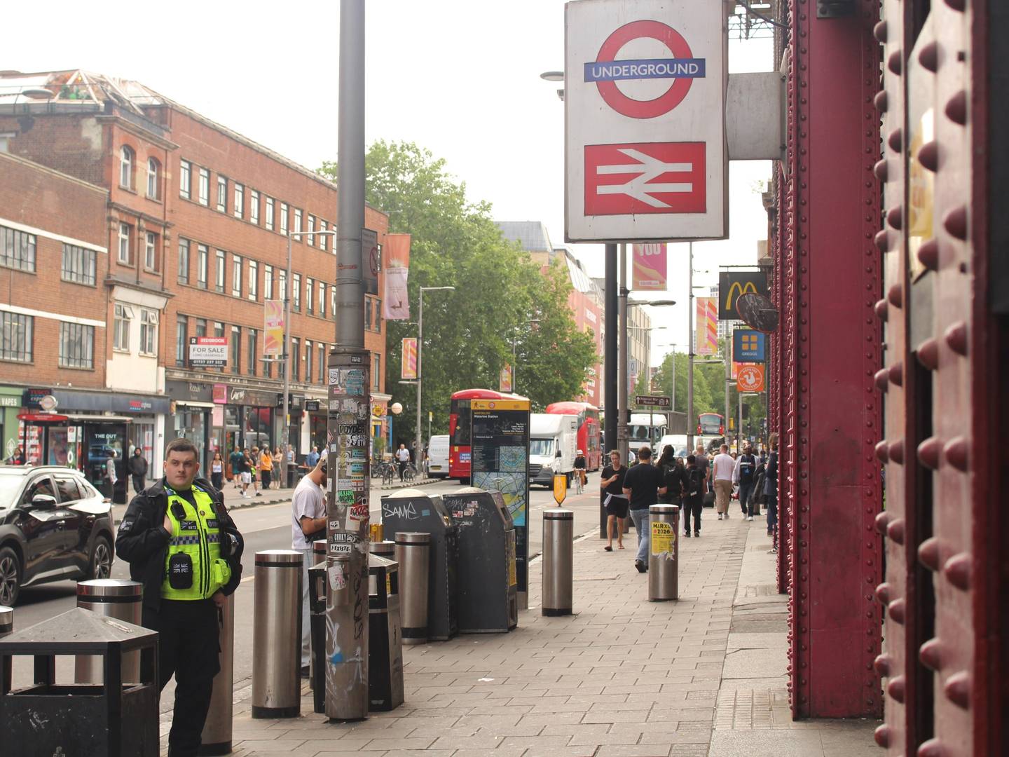 Waterloo Road, looking to the south-east