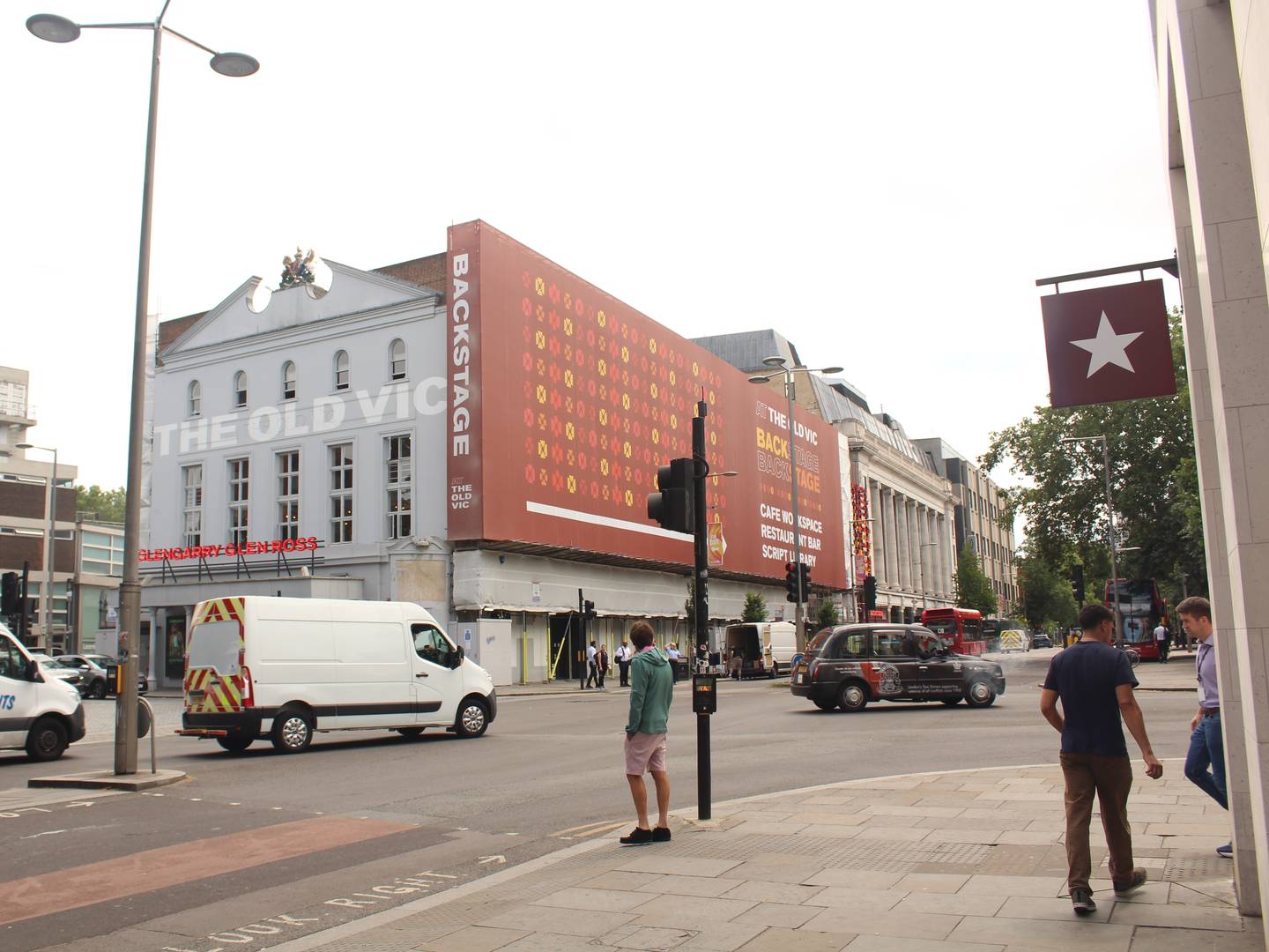 The junction of Waterloo Road and Baylis Road